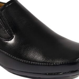 Set of 8 - ALMIANO Men Black color synthetic upper armix sole 045 BK