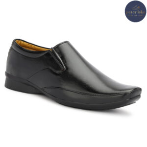 Set of 8 - ALMIANO Men Black color synthetic upper armix sole 086 BK