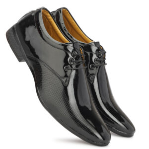 Set of 8 - ALMIANO Men Black color synthetic upper armix sole 2020