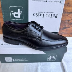 Set of 8 - ALMIANO Men Black color synthetic upper armix sole bk516