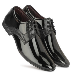 Set of 8 - ALMIANO Men Black color synthetic upper armix sole 1100 P BL