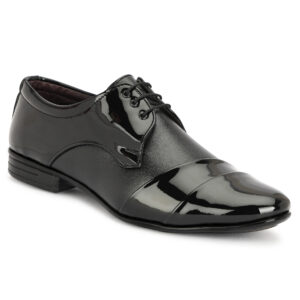 Set of 8 - ALMIANO Men Black color synthetic upper armix sole CP01