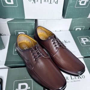 SET OF 4 – ALMIANO MEN BLACK/BROWN COLOR SYNTHETIC UPPER AIRMIX SOLE (ART NO.BW 067)