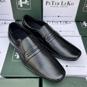 SET OF 4 – ALMIANO MEN BLACK COLOR SYNTHETIC UPPER IMAGICA AIRMIX SOLE (ART NO.132)